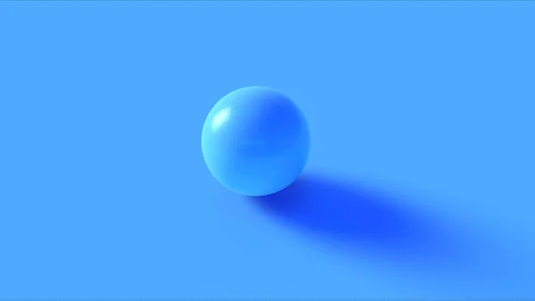Blue Sphere 3d illustration 3d render
