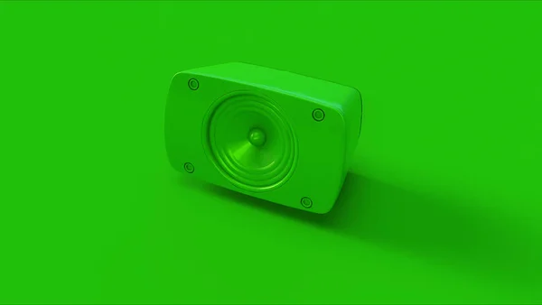 Green Speaker Illustration Render8 — Stok Foto