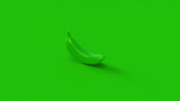 Groene Banaan Illustratie Rendering — Stockfoto