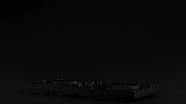 Black Decksアングリング3Dイラスト 3Dレンダリング — ストック写真
