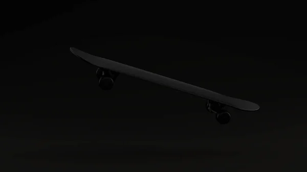 Black Skateboard Illustration Render — Stock Photo, Image