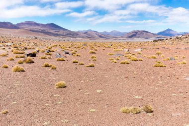 Volkan Dağları Vadisi manzara Salar De Uyuni, seyahat Bolivi