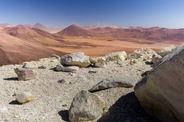 Volkan Dağları Salar De Uyuni manzara, Bolivya seyahat