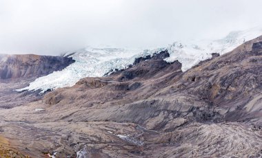 Buzul Cordillera Vilcanota doğal peyzaj dağlar tepe, Peru ridge