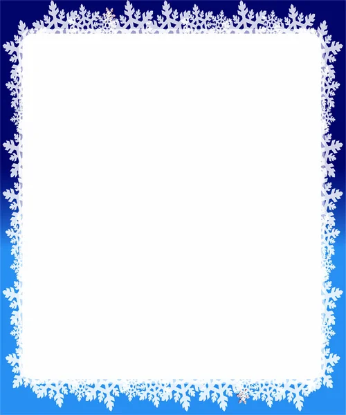 帧，明信片，雪，新的一年 — 图库矢量图片