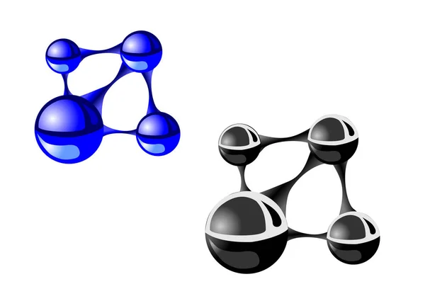 Molécule, vecteur, biologie — Image vectorielle