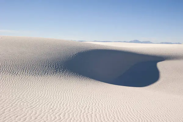 Duna Arena Blanca Monumento Nacional Arenas Blancas Nuevo México — Foto de Stock