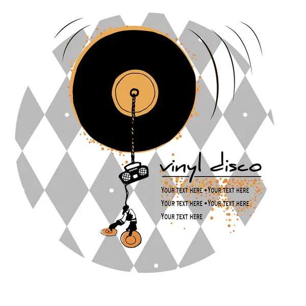 Vinil disko amblemi