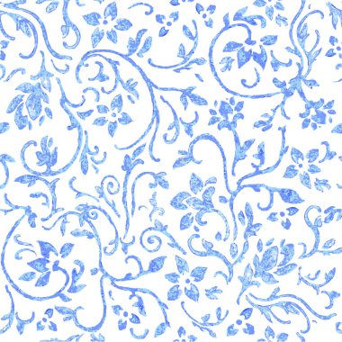 Soyut çiçek desenleri.