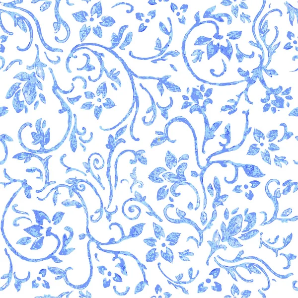 Modèle floral abstrait sans couture — Image vectorielle