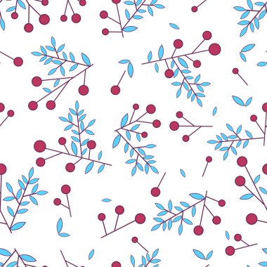 Dalları olan kusursuz desen