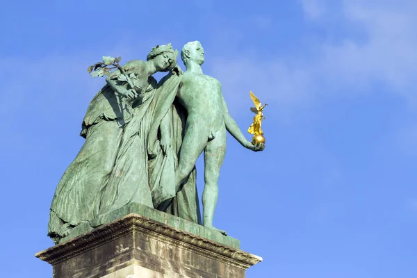 Budapeşte Kahramanlar Meydanı — Stok fotoğraf