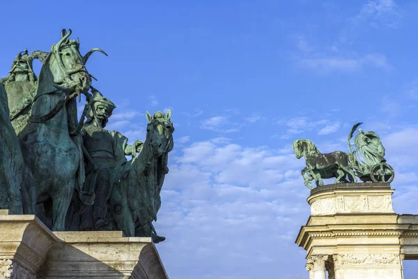 Praça dos Heróis em Budapeste — Fotografia de Stock