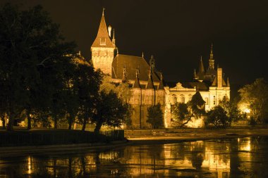 Budapeşte'bir yaz gecesi Vajdahunyad Castle