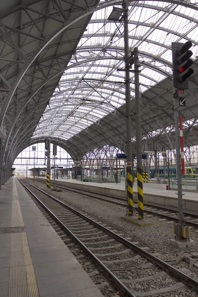 stock image Prague Main Railway Station