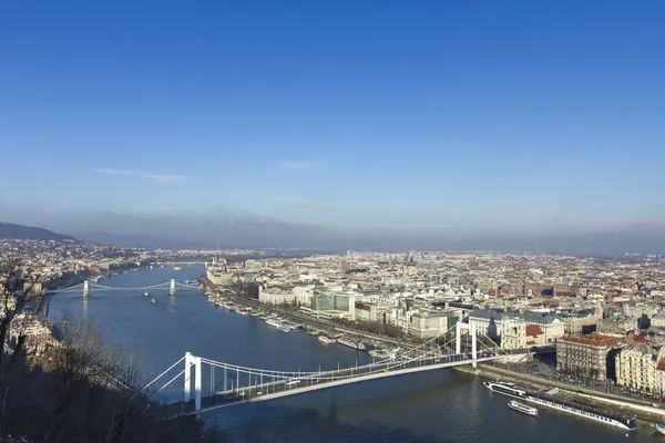 Ponte Elisabetta a Budapest — Foto Stock