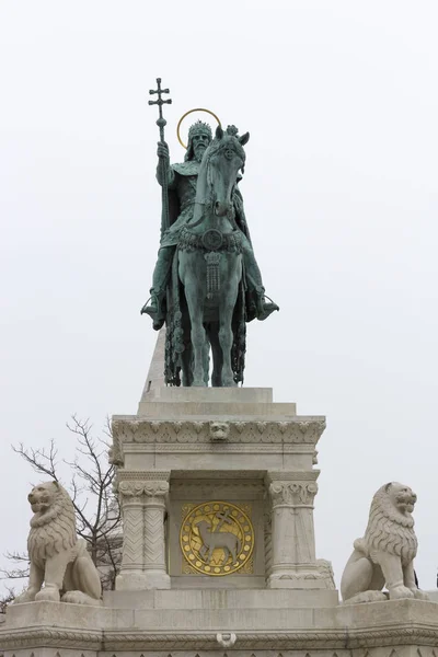 Statue von stephen i von Ungarn — Stockfoto