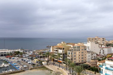 Palma de Mallorca 'nın bir sonbahar günü manzarası
