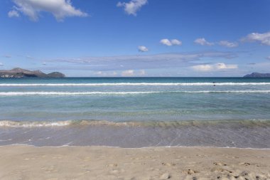Mallorca 'daki Playa de Muro plajı