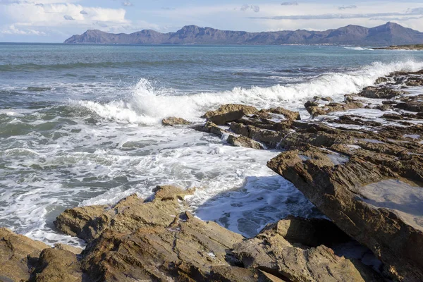 Strand van Can Picafort in Mallorca — Stockfoto