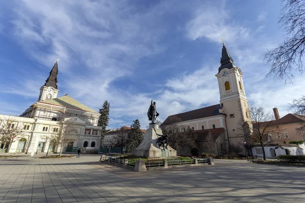 Kościół św. Mikołaja w Kecskemet — Zdjęcie stockowe