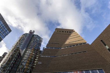 Tate Modern Müzesi Londra 'da bir kış günü