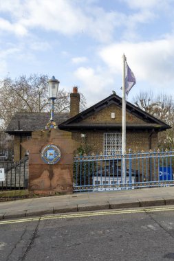 Londra 'da küçük Venedik, bir kış günü Paddington