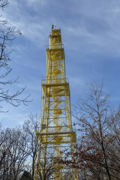 The lookout tower of Sasto near Matrafured, Hungary — 스톡 사진