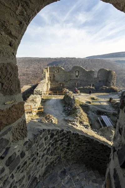 Castelo de Somosko na fronteira entre a Hungria e a Eslováquia — Fotografia de Stock