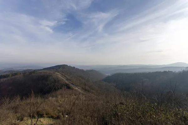 View of the North Hungarian Mountains from the Medves plateau — 스톡 사진