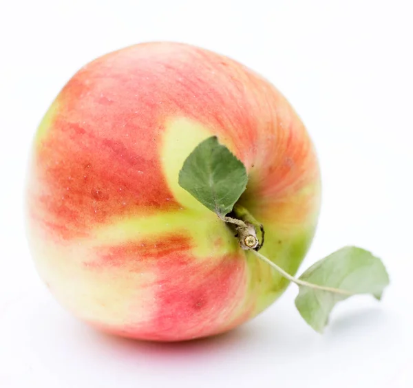 Ζουμερά μήλα απομονωμένα σε λευκό φόντο — Φωτογραφία Αρχείου