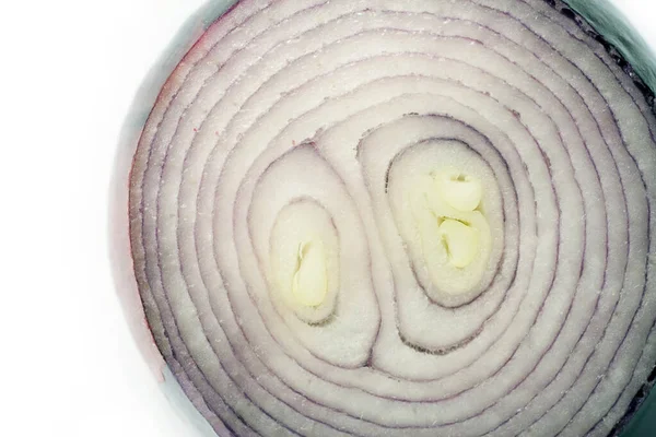 Close up shot of a red onion — Stockfoto