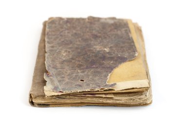 Beyaz Arkaplanda İzole Edilmiş Klasik Kitap