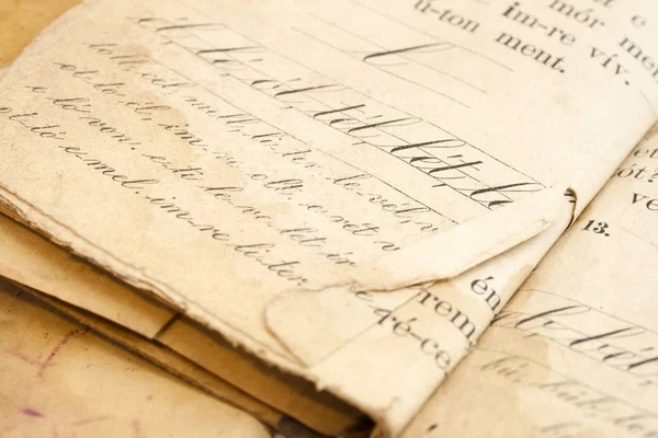 Close up shot of a vintage book — Stock Photo, Image