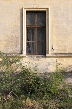 Details of an abandoned old building