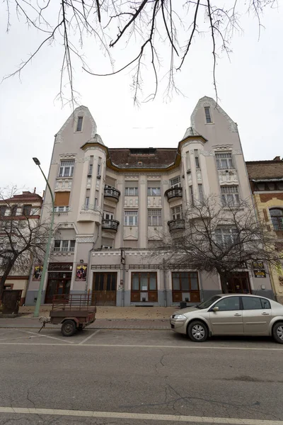 Κτίριο Art Nouveau στο Szolnok, Ουγγαρία. — Φωτογραφία Αρχείου