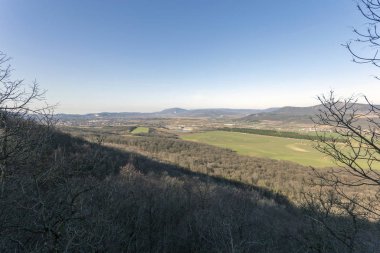 Hiking trail in the Buda Hills near Budapest