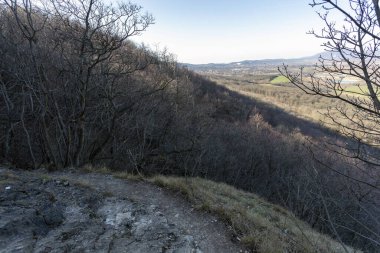 Hiking trail in the Buda Hills near Budapest
