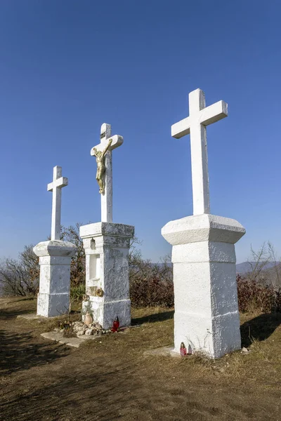 Kalvárie v Buda Hills u Budapešti — Stock fotografie