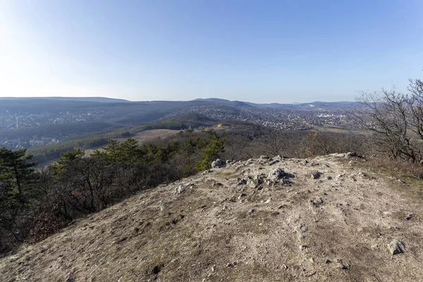 View of Solymar from the Buda Hills near Budapest — Stockfoto