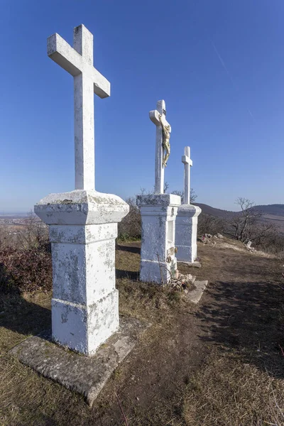 Kalvarienberg in den Budaer Hügeln in der Nähe von Budapest — Stockfoto