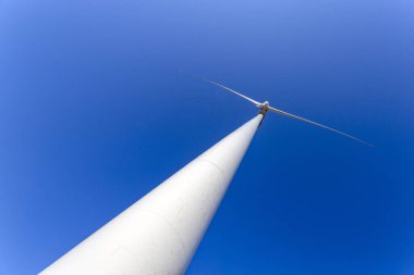 Wind turbine spinning for renewable electricity production