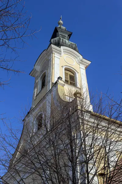 Luteránský kostel v barokním stylu v Komárně — Stock fotografie