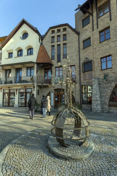 Europa plaats of binnenplaats in Komarno, Slowakije — Stockfoto