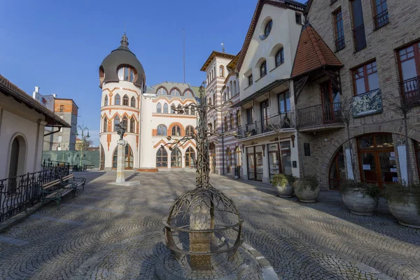 Europe place ou cour à Komarno, Slovaquie — Photo