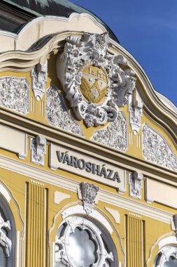 Pecs Town Hall ya da Macaristan 'daki Baranya Belediyesi.