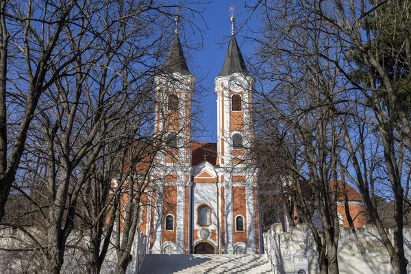 Gebouw Van Mariagyudbasiliek Hongarije Een Zonnige Winterdag — Stockfoto