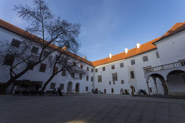 Siklos Medeltida Slott Solig Vinterdag — Stockfoto