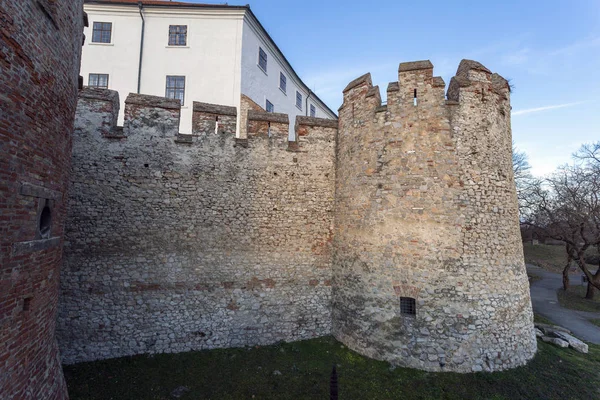 Siklos Medeltida Slott Solig Vinterdag — Stockfoto