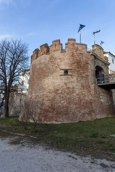 Castillo Medieval Siklos Día Soleado Invierno —  Fotos de Stock